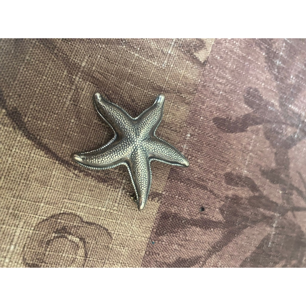 Women's Beau Sterling Silver Starfish Brooch